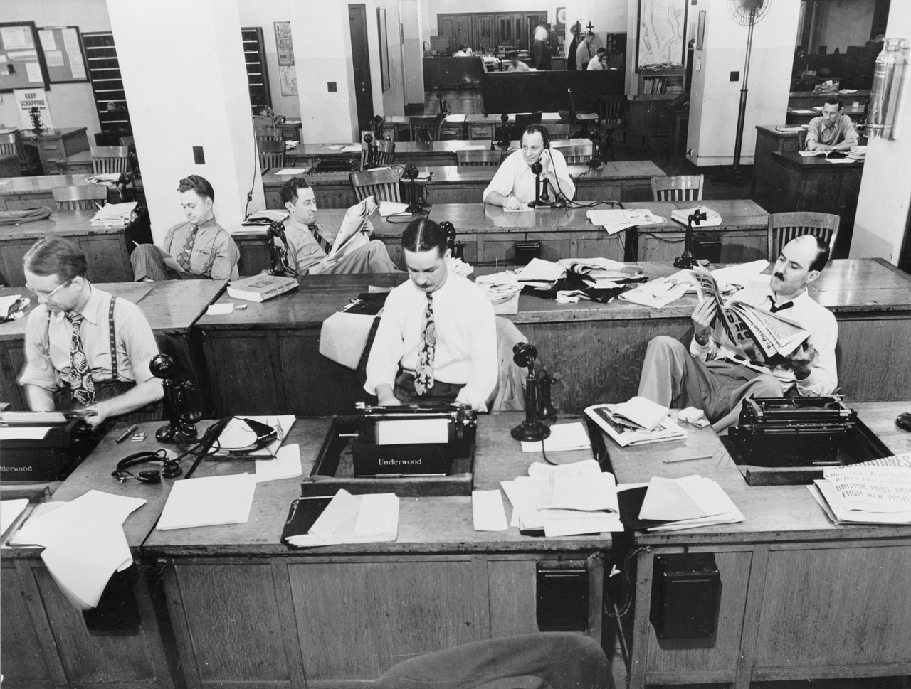 Image - new york times newspaper press room