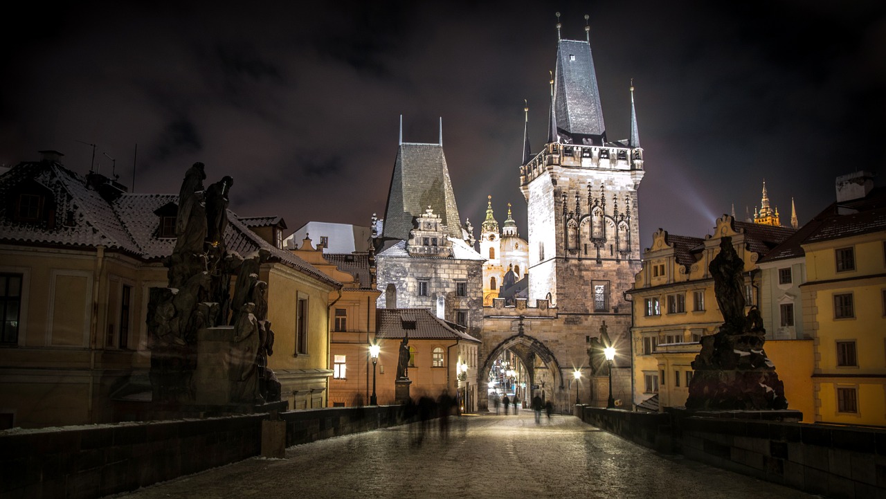 Image - prague czech republic city river