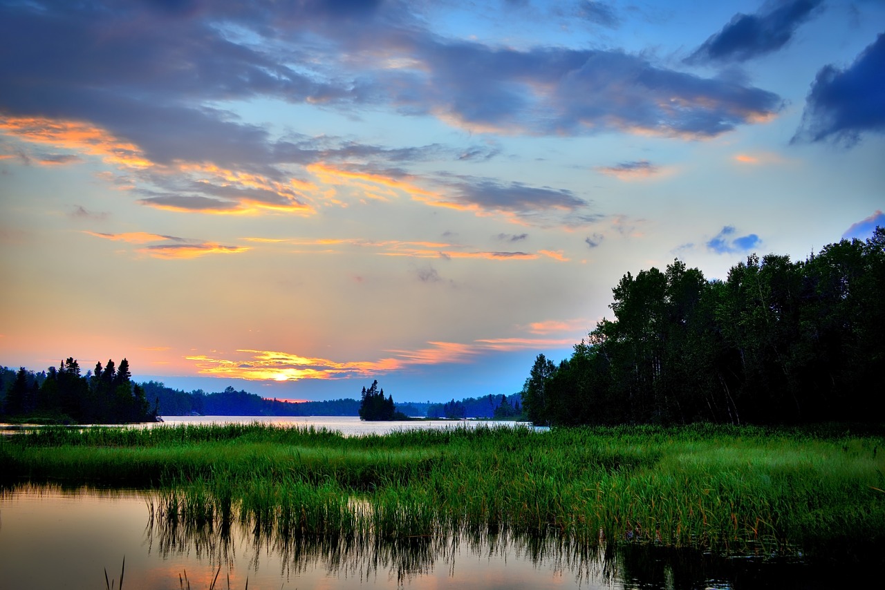 Image - summer landscape sunset summer
