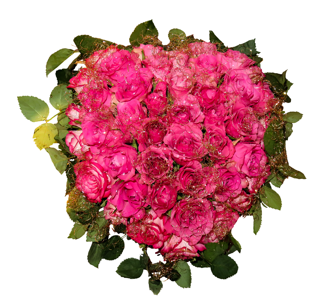 Image - flowers bouquet roses isolated