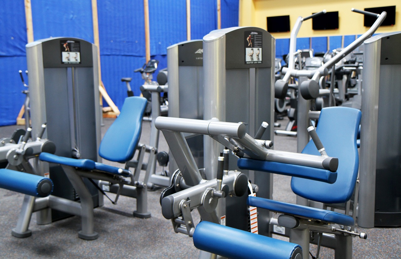 Image - gym room fitness sport equipment