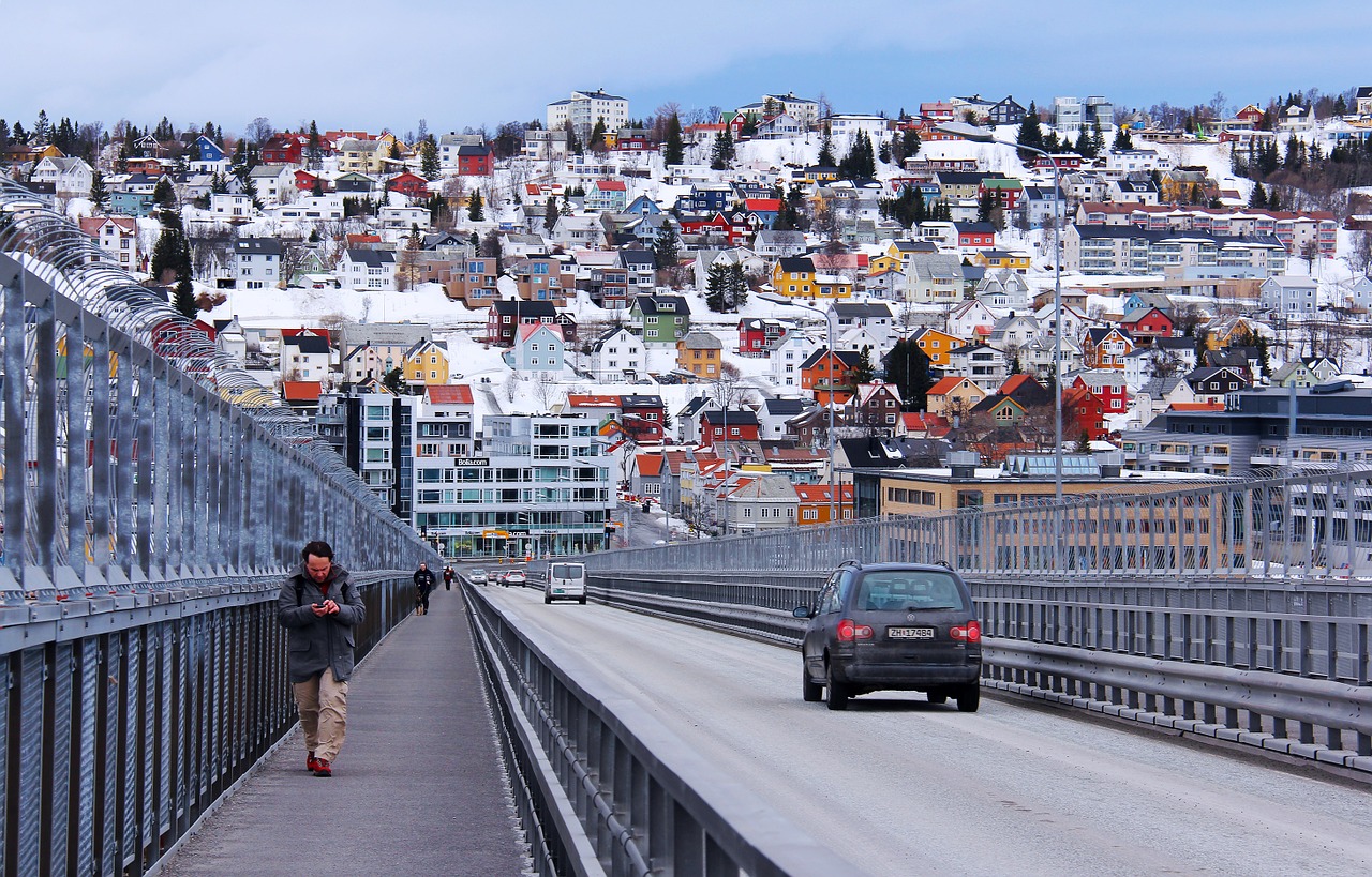 Image - tromso bridge breathtaking scenic