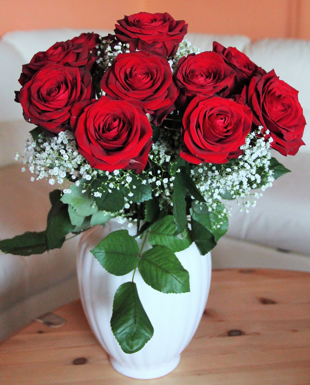 Image - bouquet of roses baccara roses