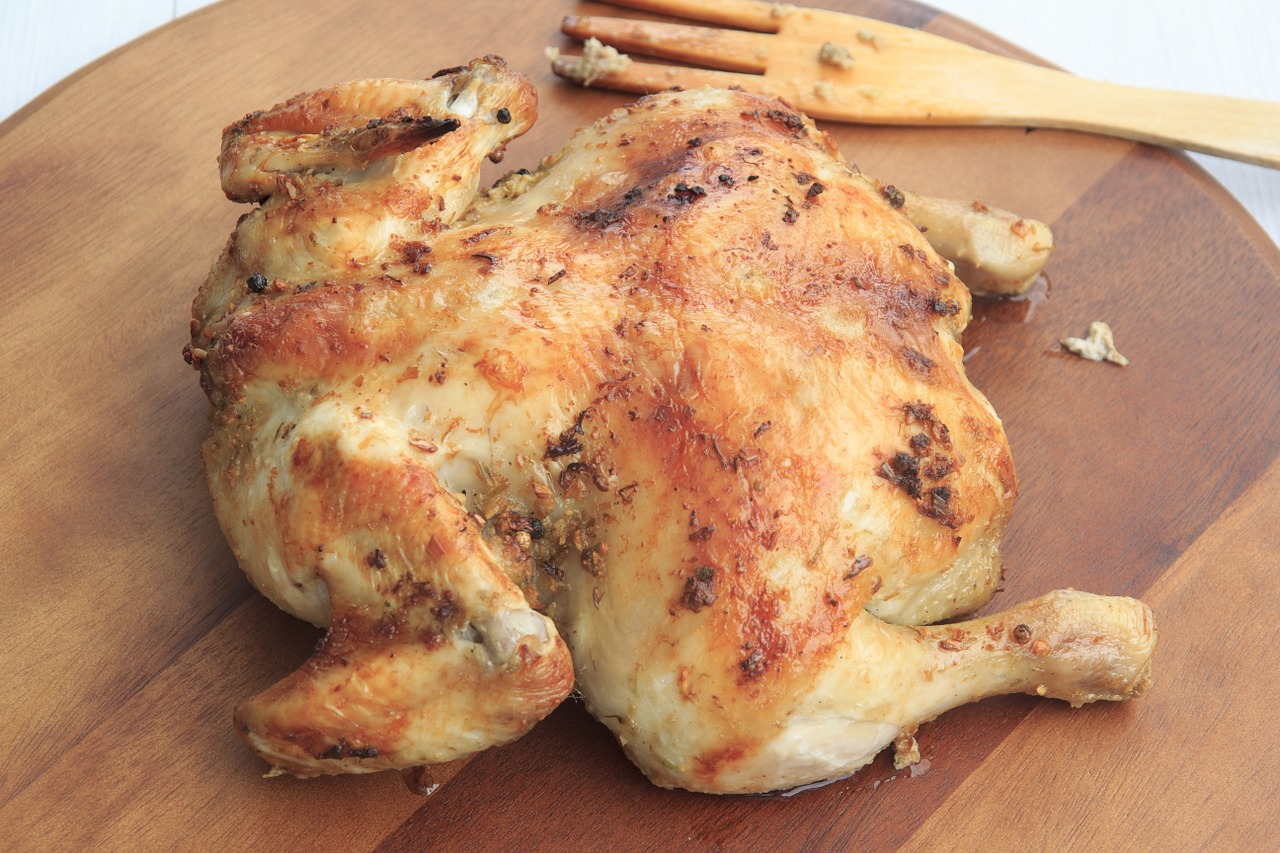 Image - chicken roasted whole grilled