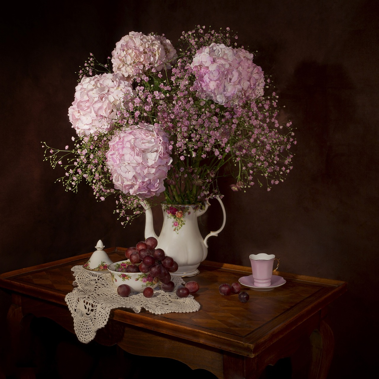 Image - still lifes flowers hydrangea