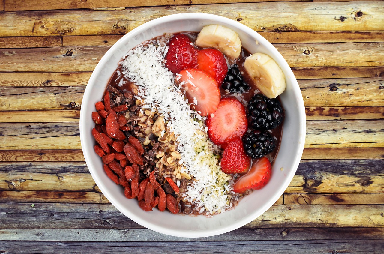 Image - bowl of fruit breakfast food