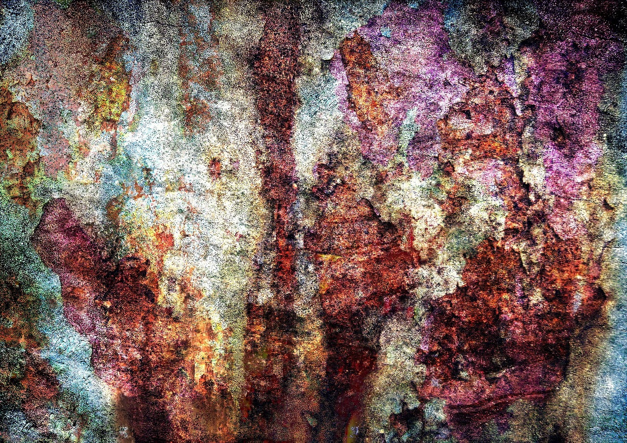 Image - rust abstract colorful grunge