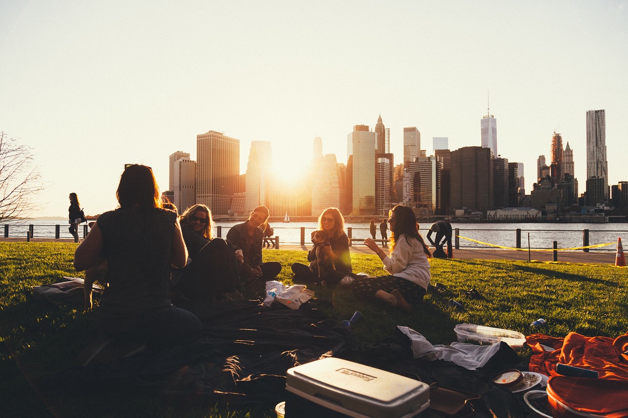 Image - picnic outdoors family friends