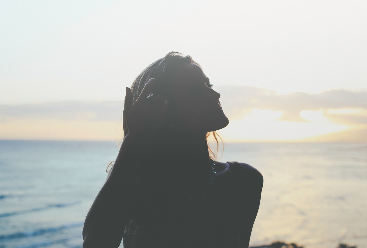 Image - woman pose posing silhouette hair