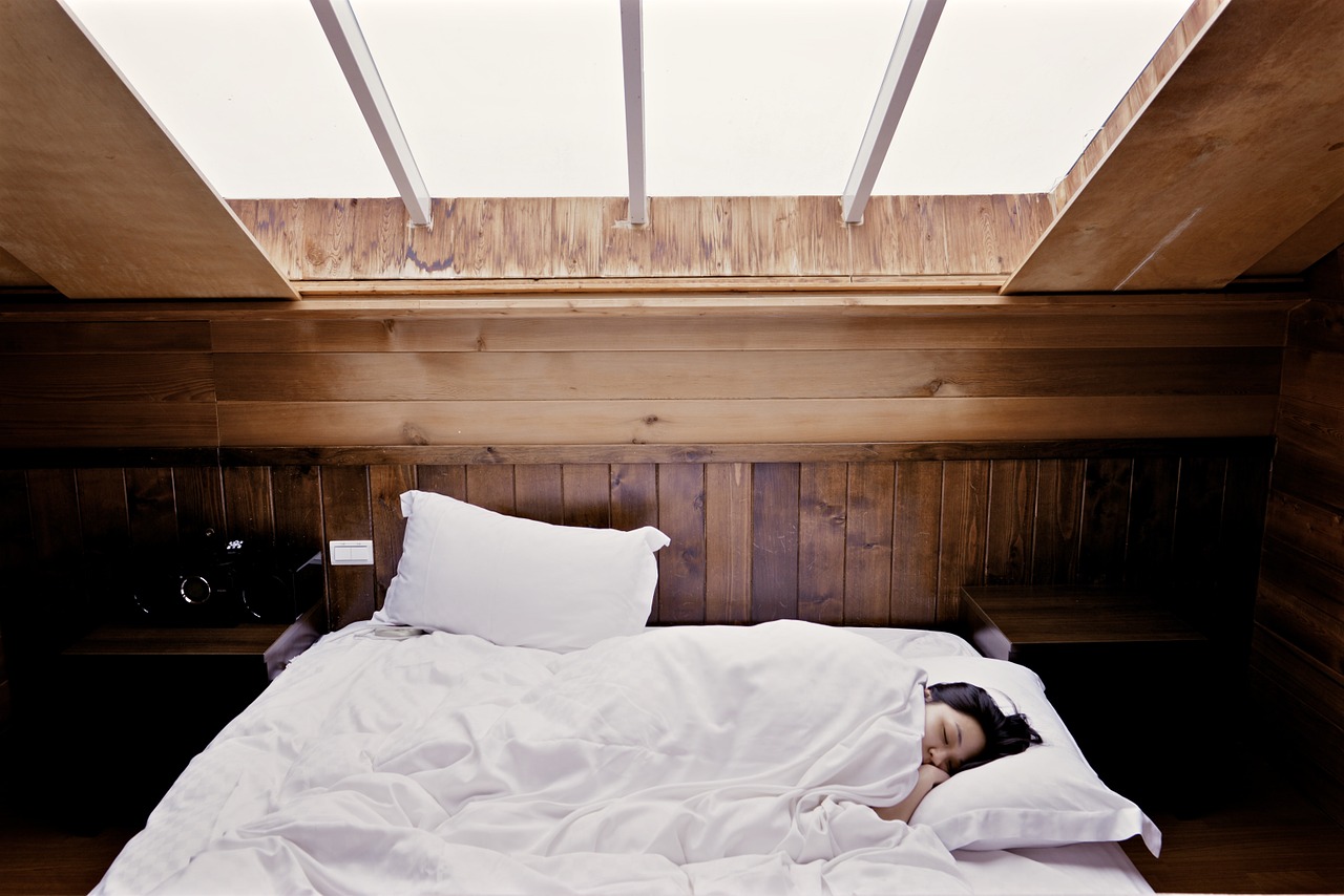 Image - sleep bed woman bedroom sleeping