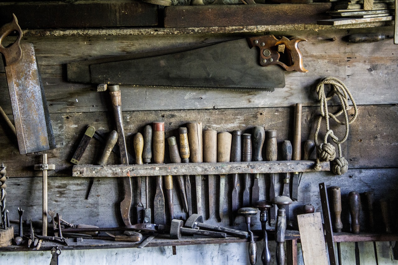 Image - tools vintage woodworking saw