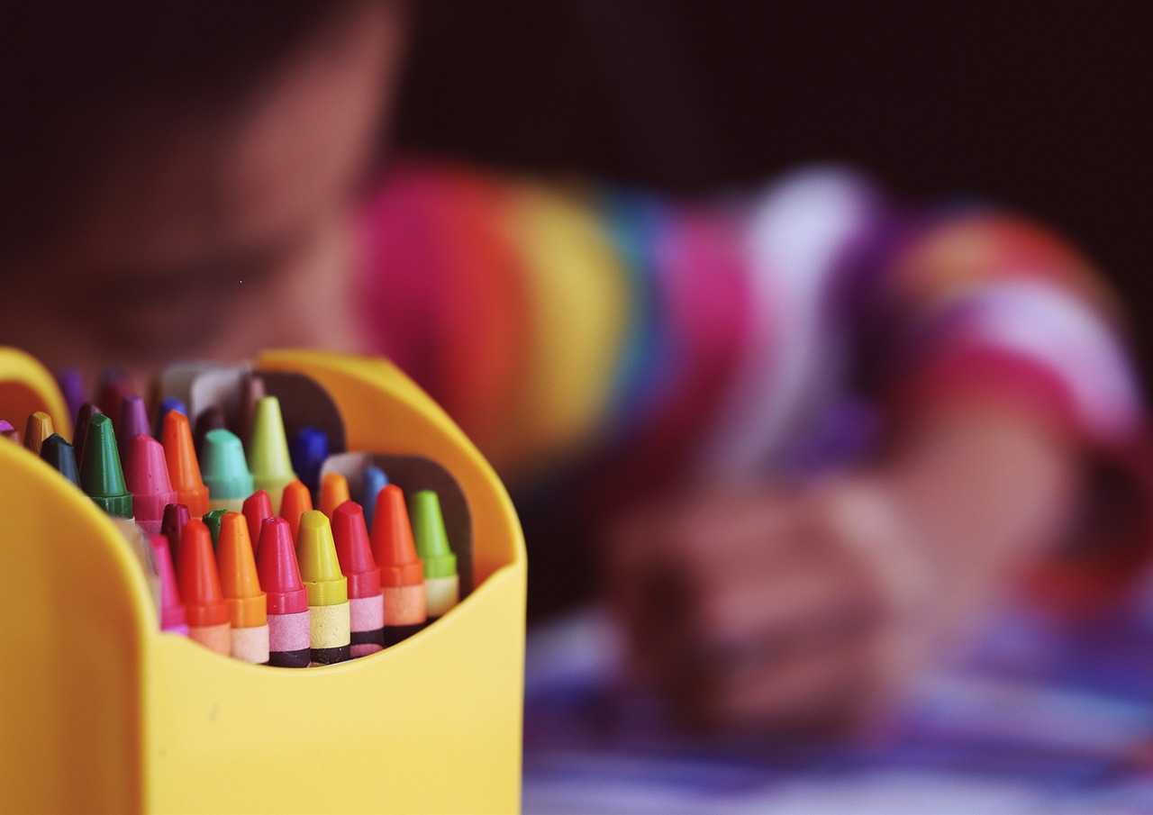 Image - crayons coloring child color