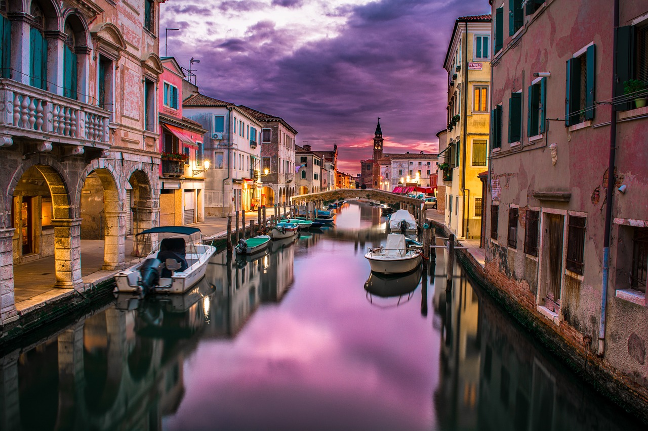 Image - canal venice italy water river