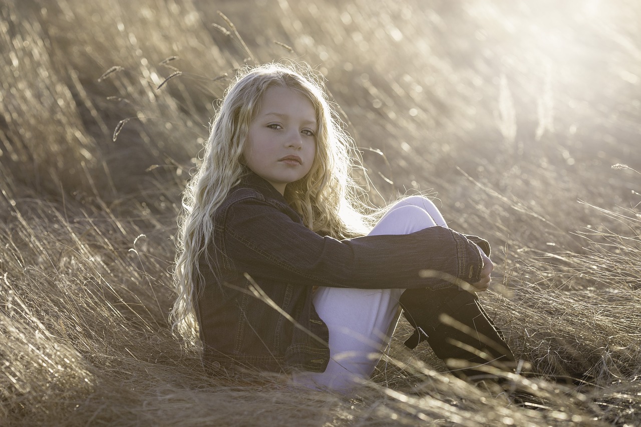 Image - model little girl child portrait