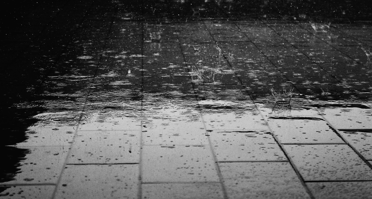 Image - rain floor water wet drops