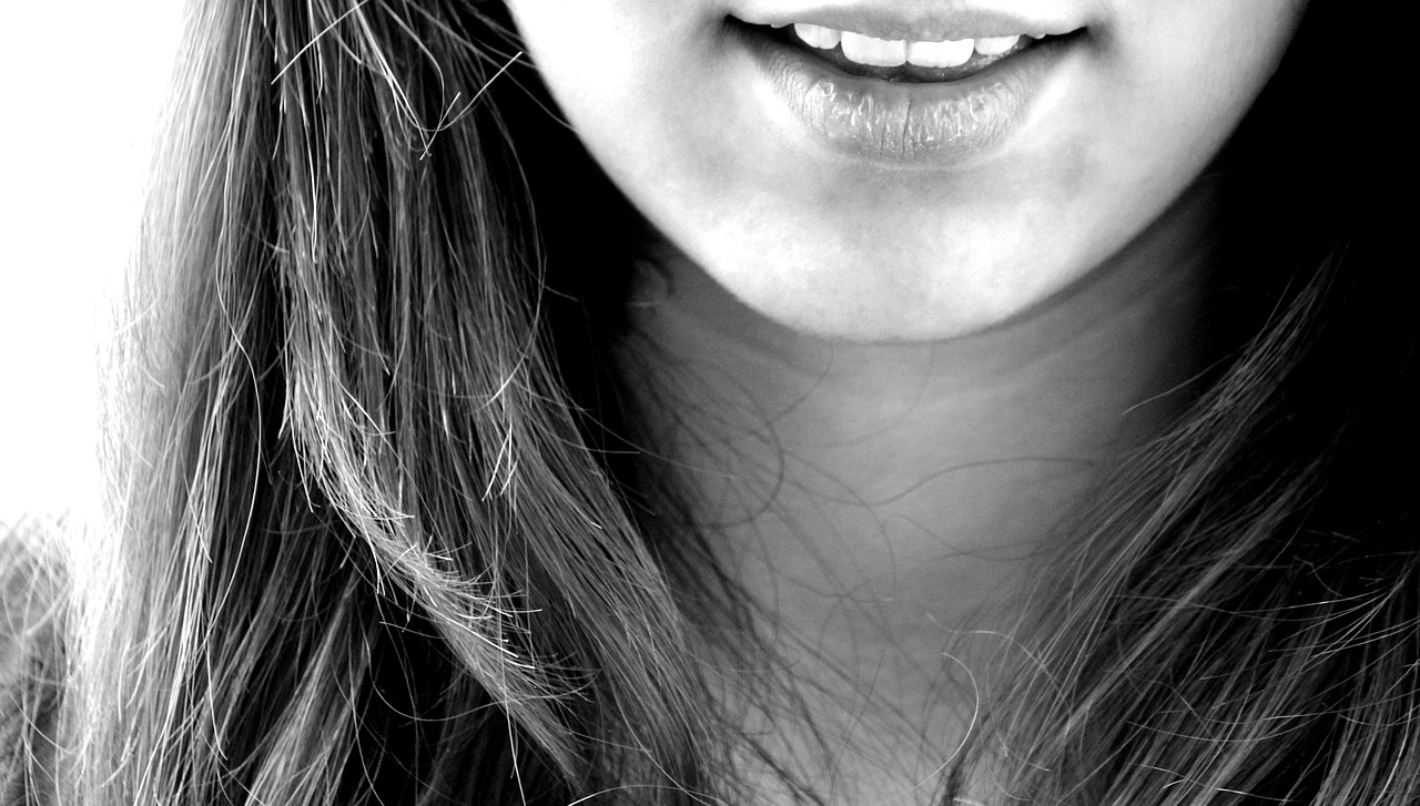 Image - smile laugh girl teeth mouth chin