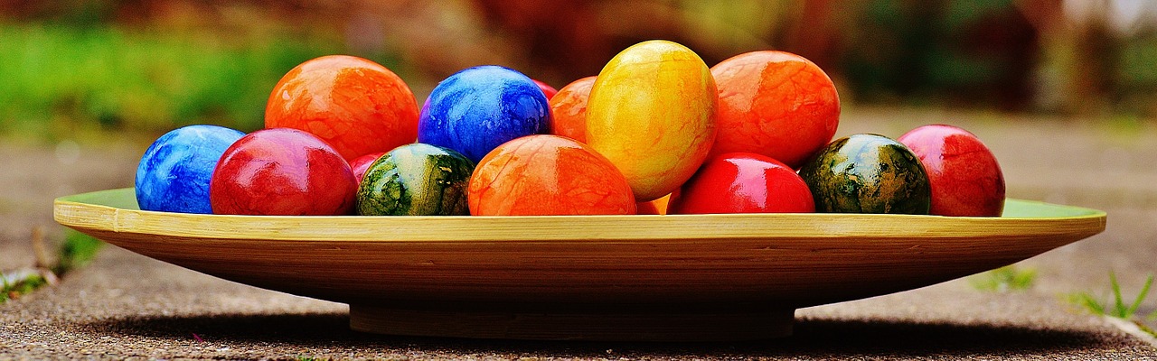 Image - easter easter eggs colorful