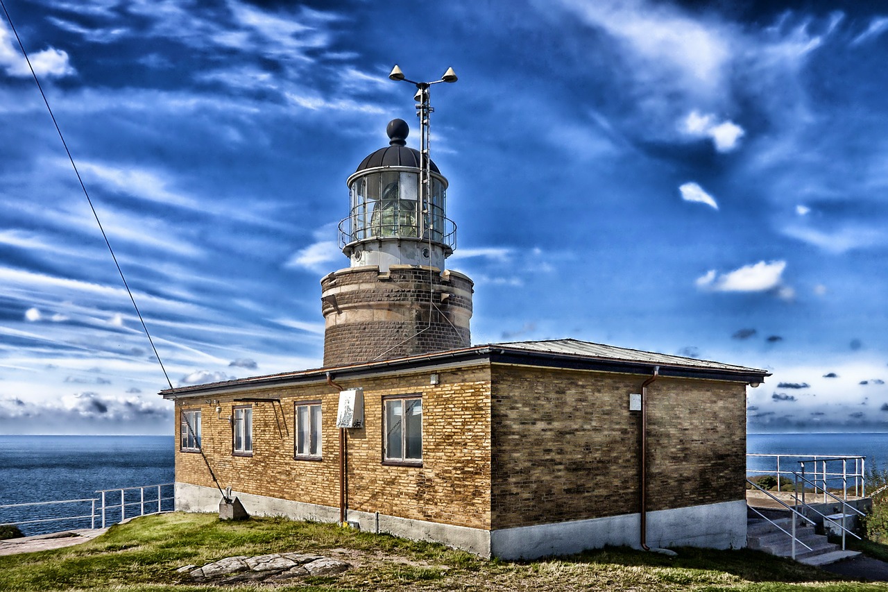 Image - scania sweden lighthouse sea ocean