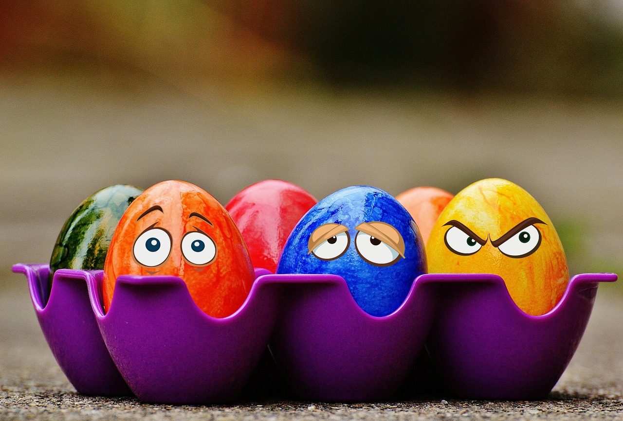 Image - easter easter eggs funny eyes