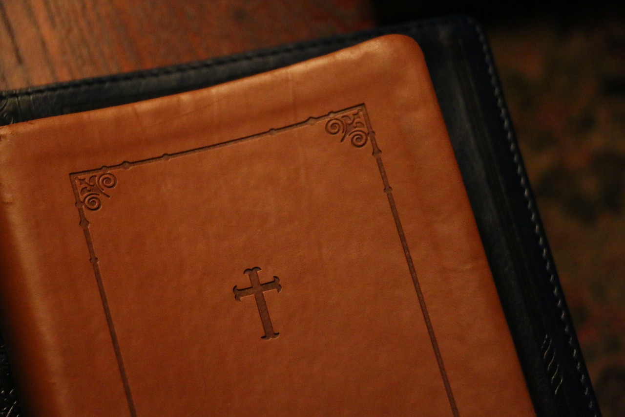 Image - bible book cover leather texture