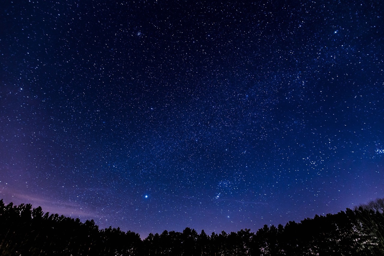 Image - stars constellation sky night sky