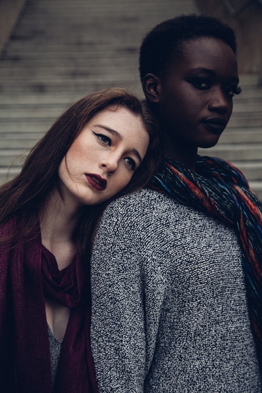 Image - two women fashion female
