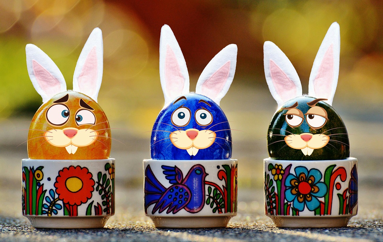 Image - easter easter eggs funny hare