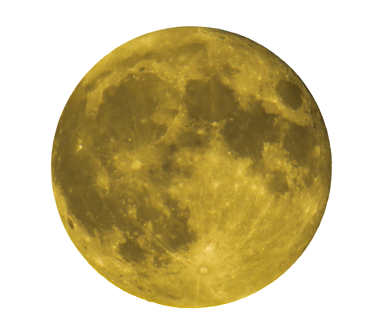 Image - moon full moon yellow night dark