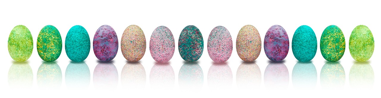 Image - banner easter egg colored colorful