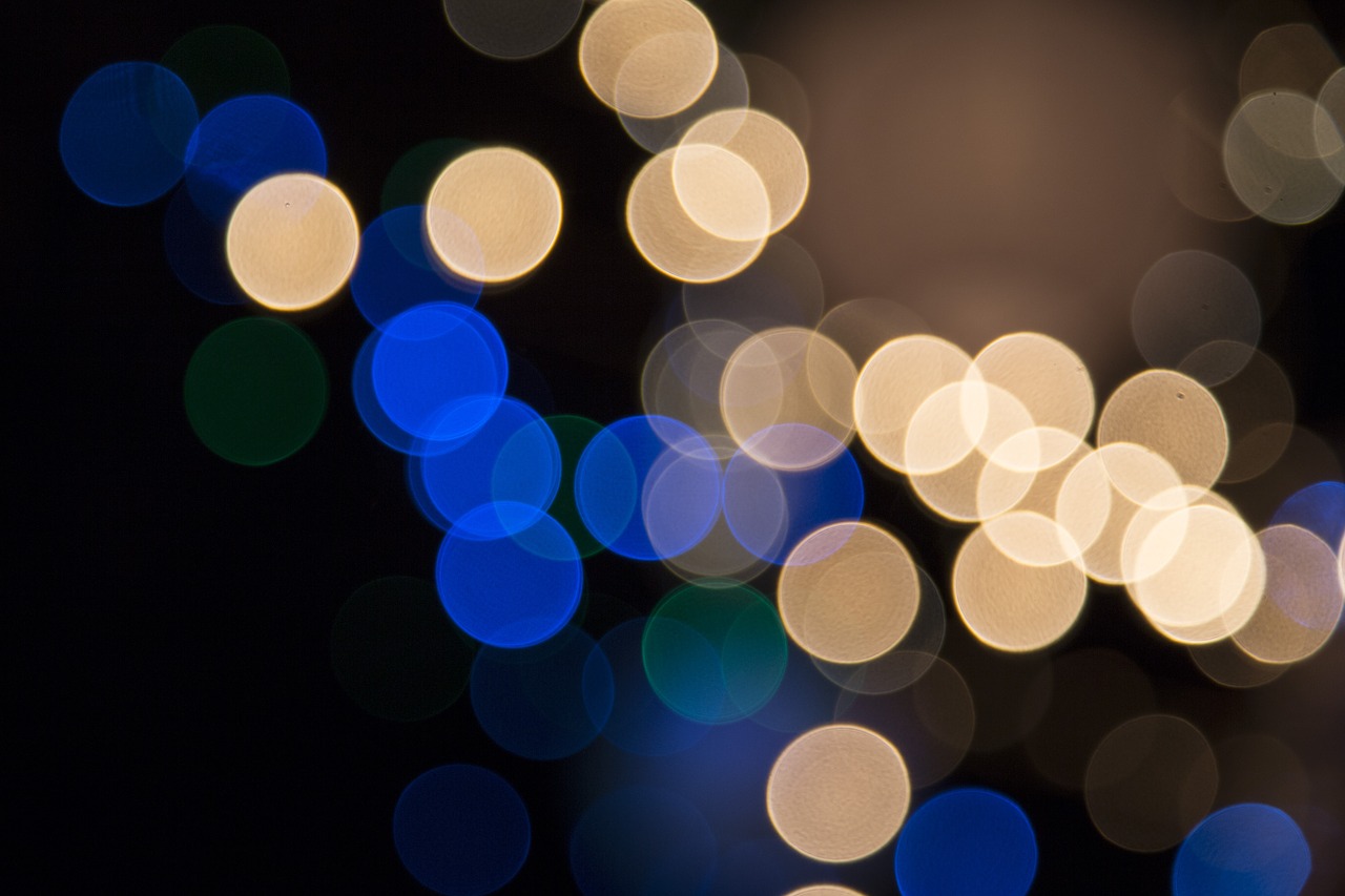Image - blur focus lights night bokeh