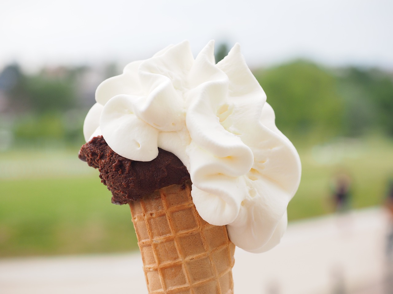 Image - ice soft ice cream waffle ice cream