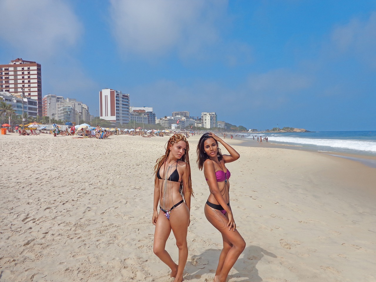 Image - beach women ride female landscape