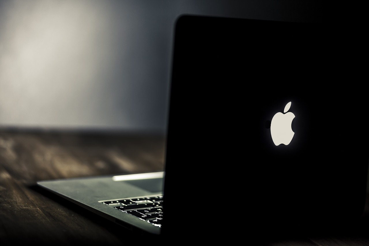 Image - macbook laptop dark computer