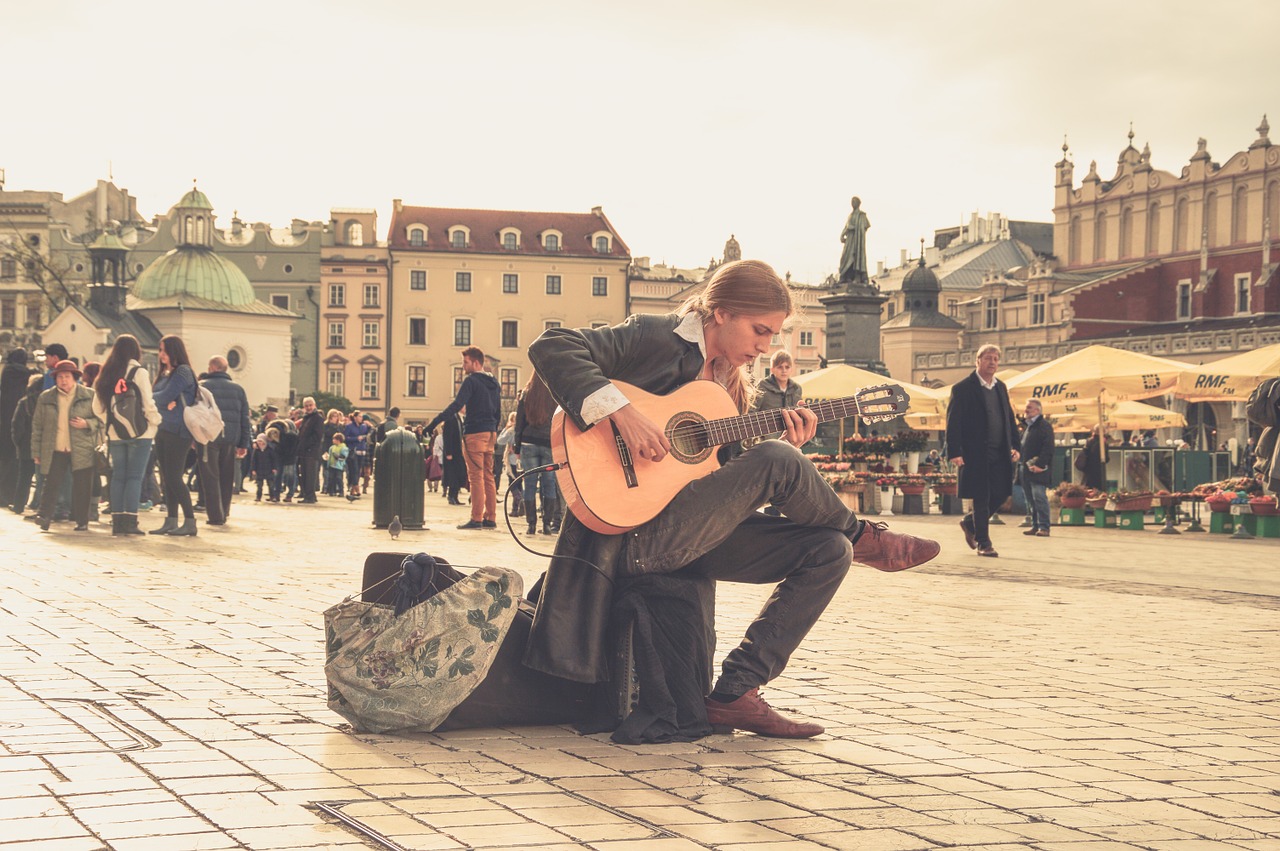 Image - streets people music musician