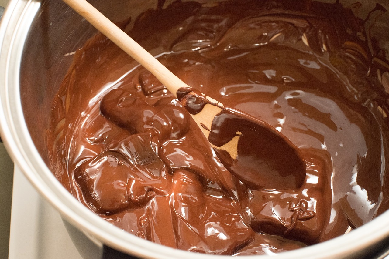 Image - chocolate melted bowl sweet cocoa