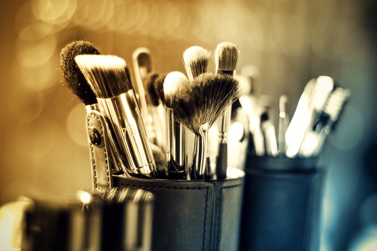 Image - makeup colors brushes