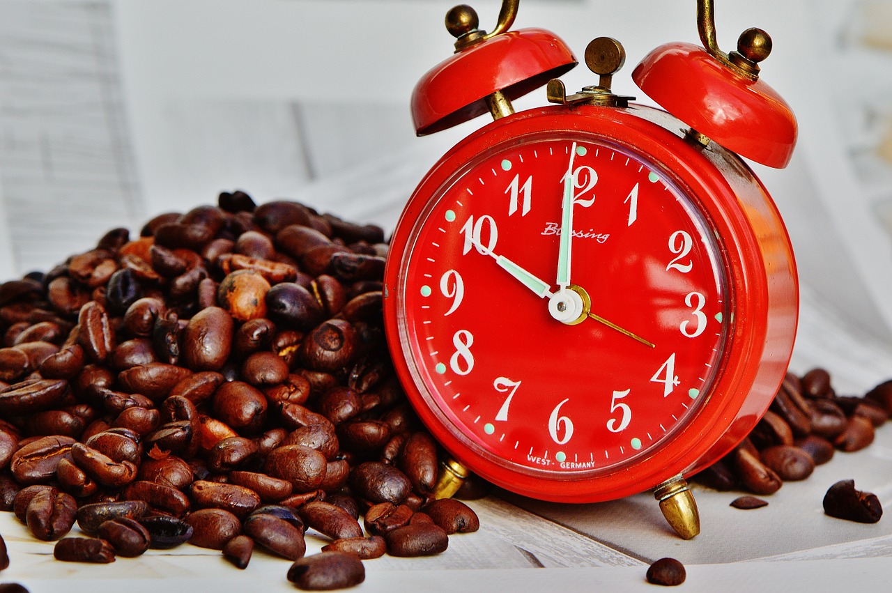 Image - coffee break break alarm clock time