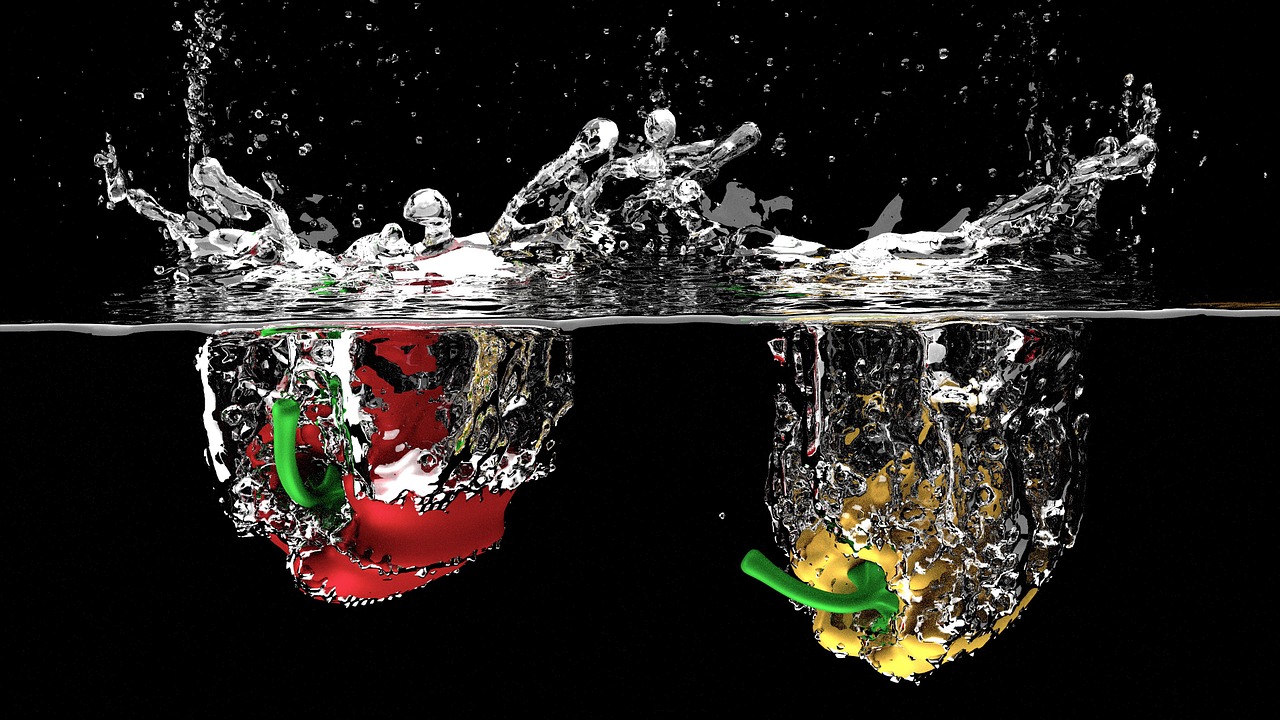 Image - fruit splash fresh liquid water