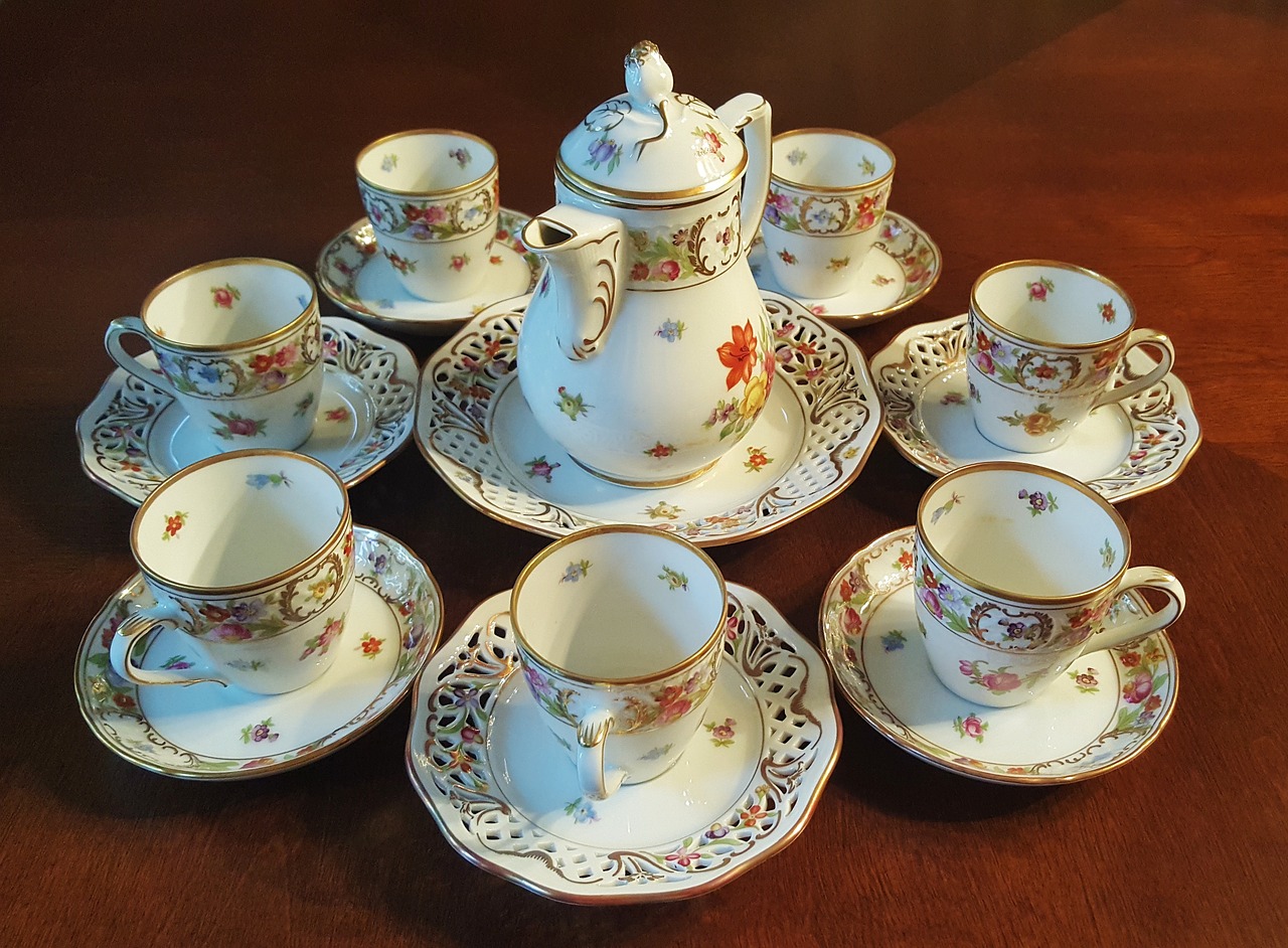 Image - tea set tea china fine china
