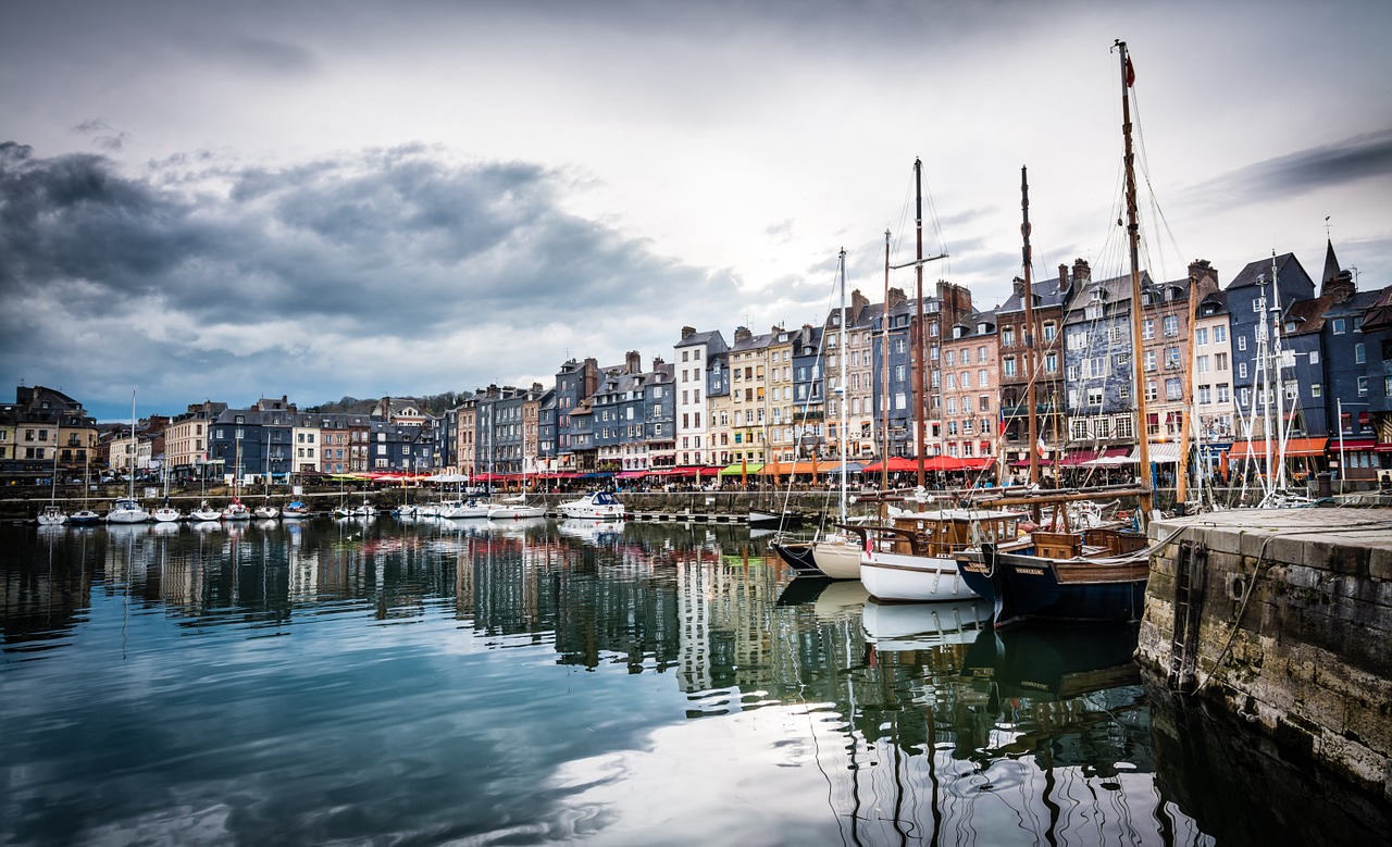 Image - honfleur normandy normandie coast