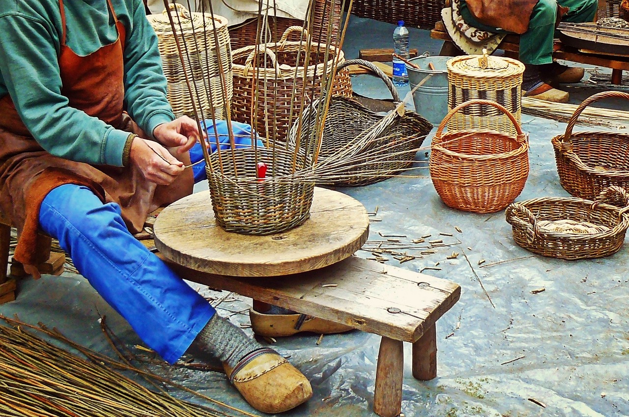Image - wickerwork basket weavers craft