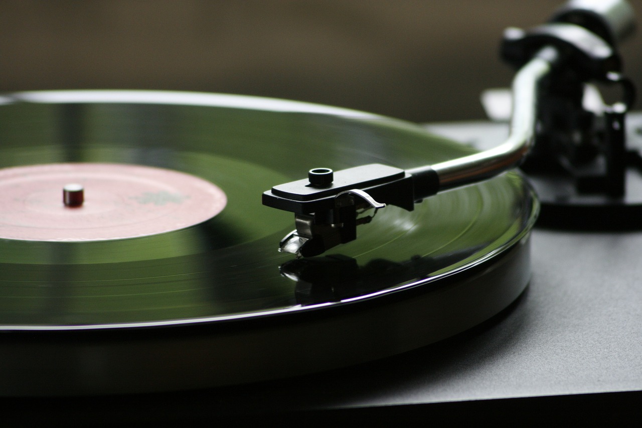 Image - turntable vinyl sound retro stereo