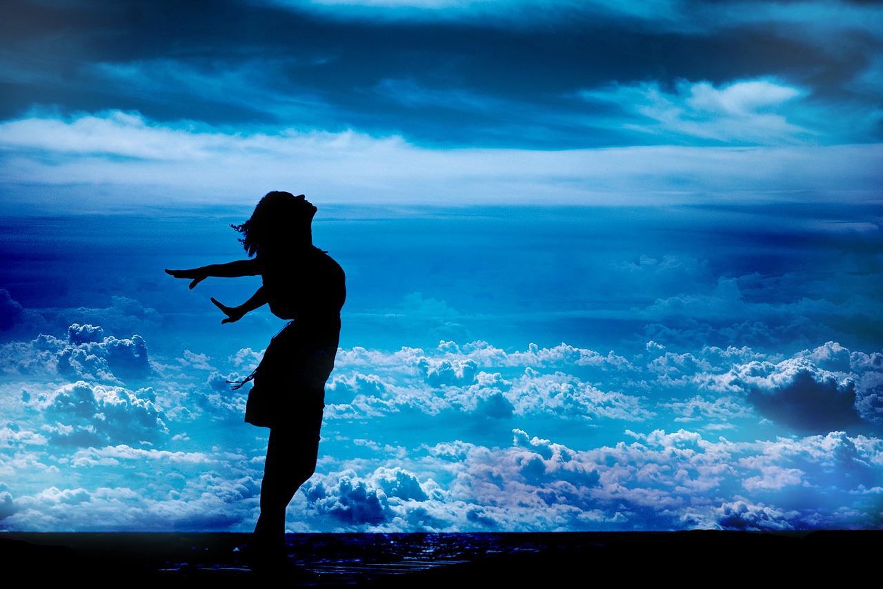 Image - freedom cliff beach sky adventure