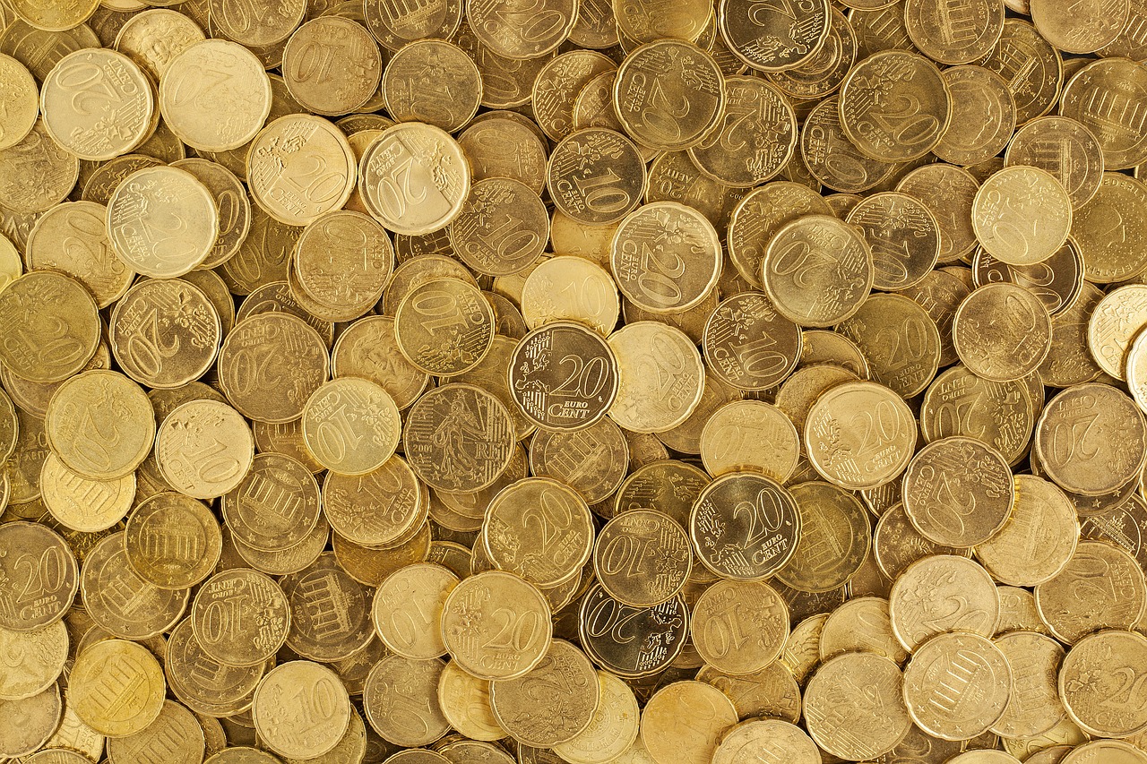 Image - euro coins currency money yellow