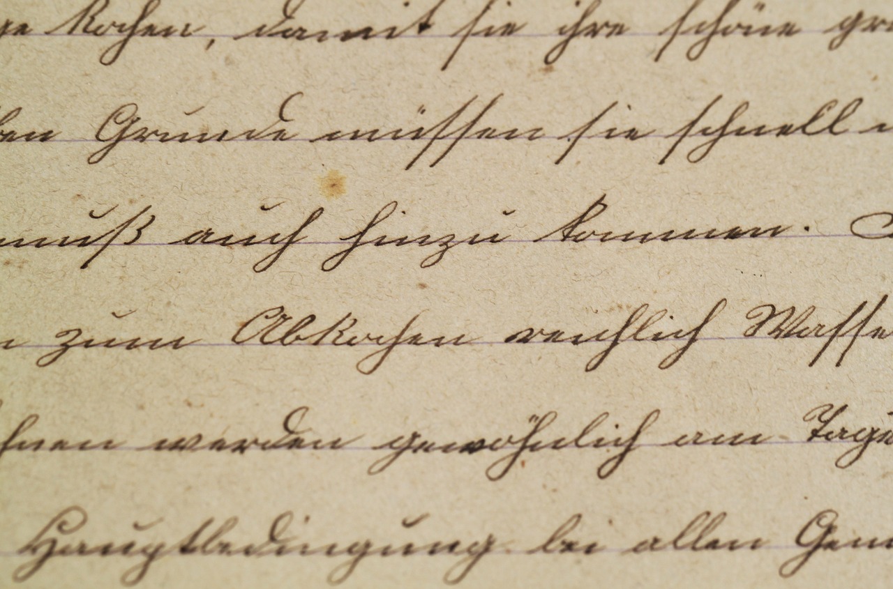 Image - texture handwriting sütterlin