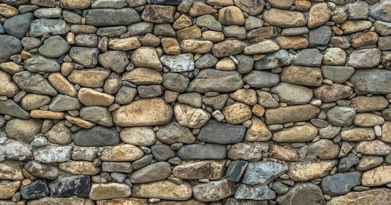 Image - stone wall damme stone wall