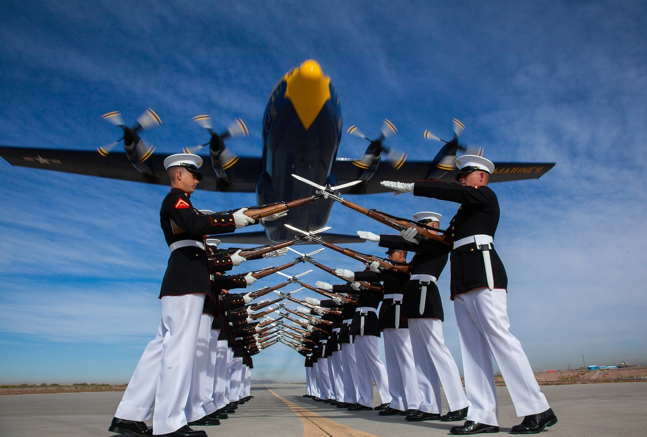 Image - silent drill platoon marine corps