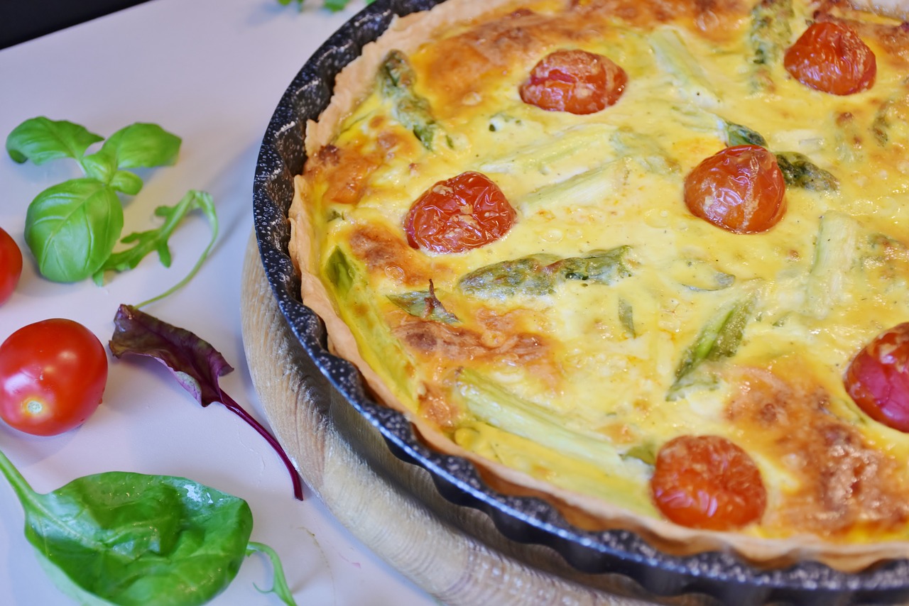 Image - quiche vegetable cake tomatoes