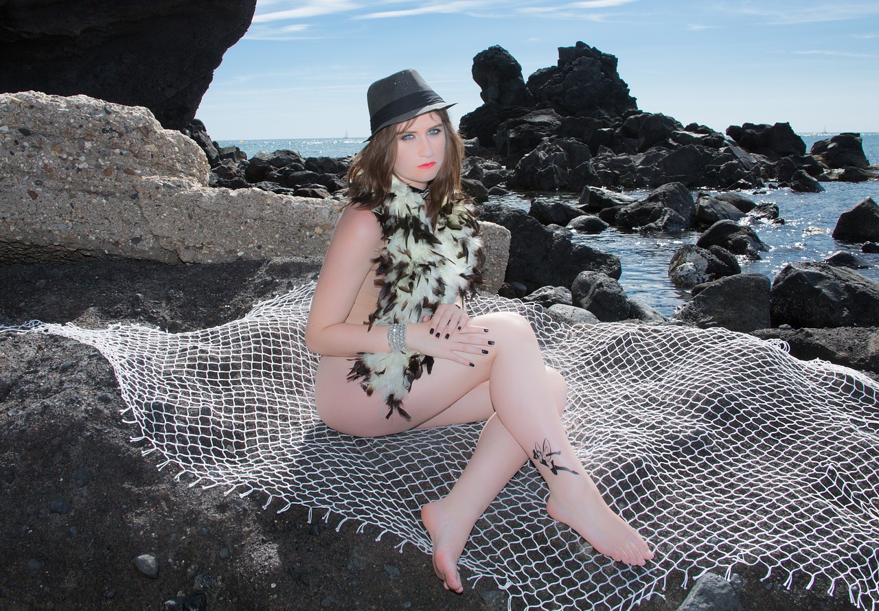 Image - woman model beach girl style mode