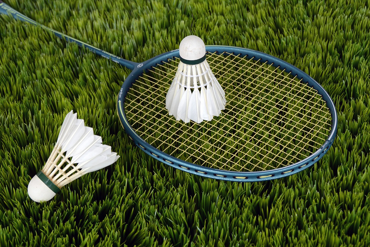 Image - badminton shuttle sport bat racket